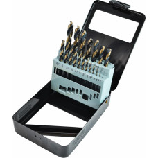 Awtools AW HSS M2 PREMIUM METAL DRILL BIT SET 1.0 - 10.0mm/ 19pcs