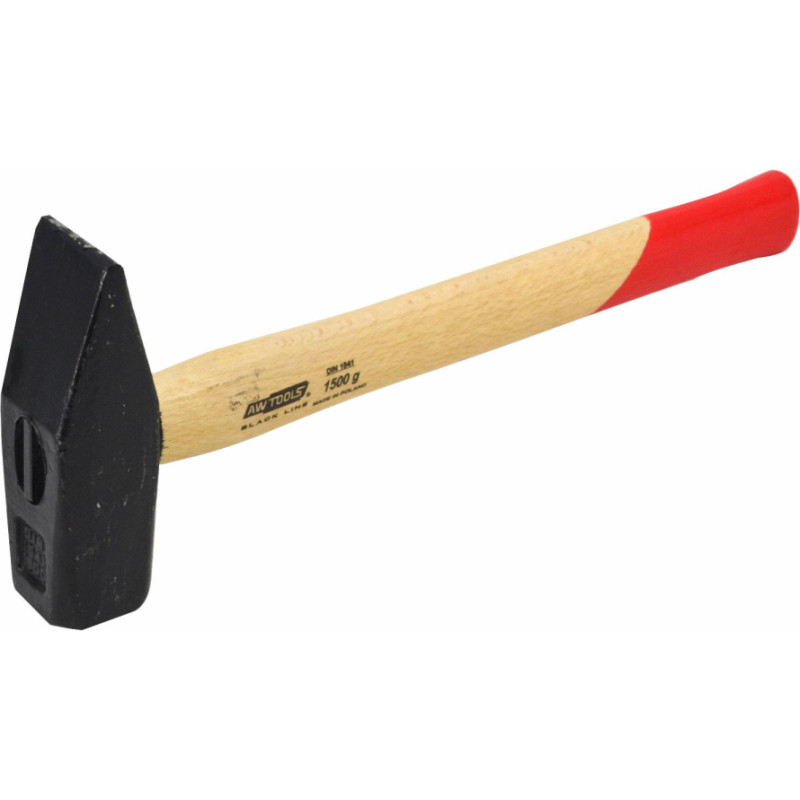 Awtools AW LOCKSMITH HAMMER/ WOODEN HANDLE 1.5kg BLACK LINE