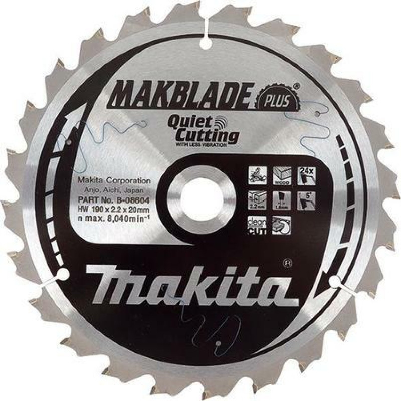 Makita PIŁA TARCZOWA  260x30x80z MAKBLADE PLUS DREWNO