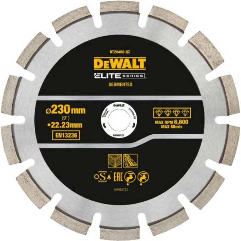 Dewalt TARCZA DIAM.SEG. 230mm ELITE ASFALT/BETON