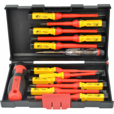 Awtools AW VDE INTERCHANGEABLE SCREWDRIVER SET 1000V 13pcs