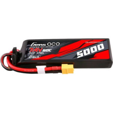 Gens Ace G-Tech 5000mAh 7.4V 60C 2S1P Lipo PC material case with XT60 Plug