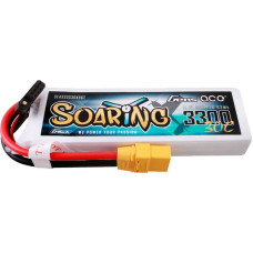 Gens Ace G-Tech Soaring 3300mAh 11.1V 30C 3S1P Lipo Battery Pack with XT90 plug