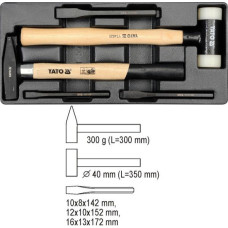 Yato WKŁADKA DO SZUFLADY ZESTAW MŁOTKI + PRZECINAKI 5 elem. 5540