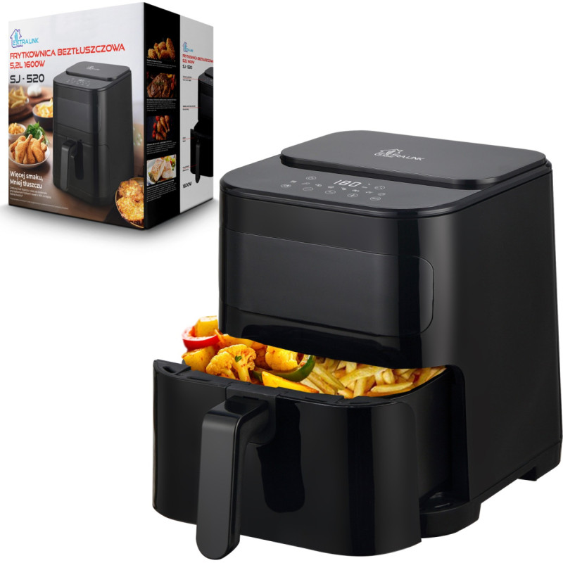 Extralink Home SJ-520 5.2L EU | Air fryer | 5.2L