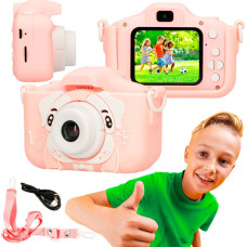 Extralink Kids Camera H28 Dual Pink | Camera | 1080P 30fps, 2.0