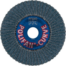 Pferd Lapelinis šlifavimo diskas SGP CURVE STEELOX 125mm Z40 M PFR, Pferd