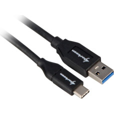 Sharkoon USB 3.1 Cable A-C - black - 0.5m