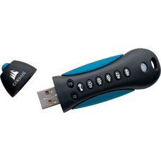 Corsair Flash Padlock 3 256 GB, USB stick (black/blue, USB-A 3.2 Gen 1)