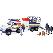 Simba-Dickie Simba Fireman Sam Animal Rescue with Trailer, Toy Vehicle