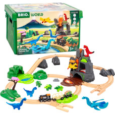 Ravensburger BRIO World Dinosaur Deluxe Set, Railway
