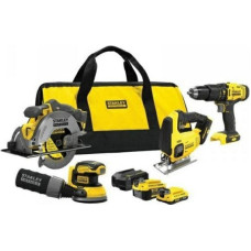 Stanley ZESTAW V20 SFMCK465D2T (SFMCD711 + SFMCS600) 2x2,0Ah TORBA