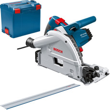 Bosch Plunge saw GKT 55 GCE Professional, with FSN 1400, hand-held circular saw (blue, 1,400 watts, L-BOXX)