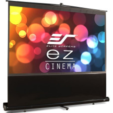 Elitescreens ezCinema suitcase screen, tripod screen (black, 80, 16:9, MaxWhite)