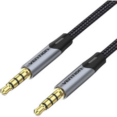 Vention Cable Audio TRRS 3.5mm mini jack Vention BAQHD 0.5m Gray