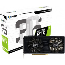 Palit Graphics Card|PALIT|NVIDIA GeForce RTX 3060|12 GB|192 bit|PCIE 4.0 16x|GDDR6|GPU 1320 MHz|Dual Slot Fansink|1xHDMI|3xDisplayPort|NE63060019K9-190AD