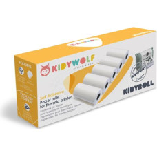 Kidywolf Self Adhesive Paper Rolls for thermic printer 5 pcs.