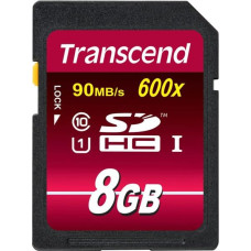 Transcend SDHC               8GB Class10 UHS-I 600x Ultimate