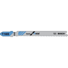 Bosch JIGSAW BLADE 5 PCS T118B METAL