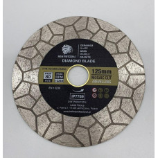 Indian Professional TARCZA DIAMENTOWA 125mm x 2,0mm x 22,2mm MOSAIC CUT /INDIAN PROFESSIONAL