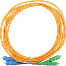 Extralink SC/APC-SC/UPC | Patchcord | Single mode, Duplex, G652D, 3mm, 15m