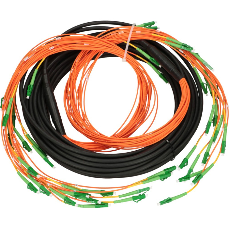 Extralink LC/APC-LC/APC | multipatchcord | SM 24F 25M, cascade, 90cm