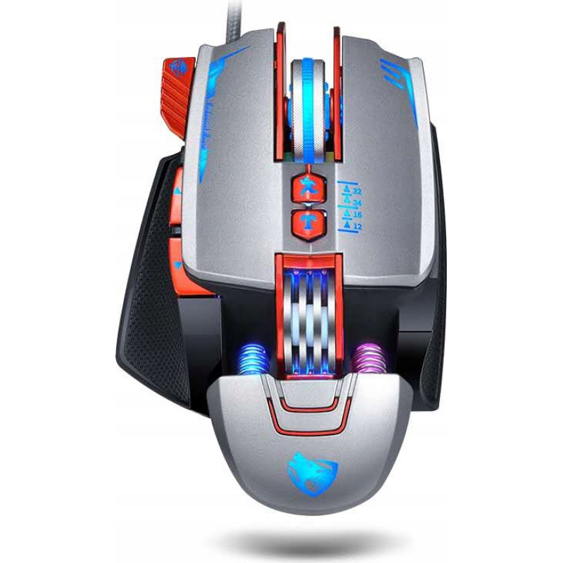 Extralink Gaming Mouse V9 | Gaming mouse | wired, optical, 6400dpi, 8 buttons, LED backlight