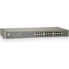 Level One LevelOne FSW-2450 tinklo komutatorius Ne-valdomas Fast Ethernet (10/100) Juoda