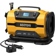 Astroai ATJ-8366 150 PSI 12V DC/110V AC Portable Wheel Compressor