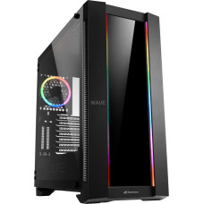 Sharkoon ELITE SHARK CA200G, big-tower case (black, Tempered Glass)