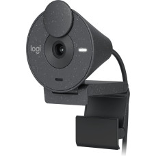 Logitech Brio 300, webcam (black, graphite)
