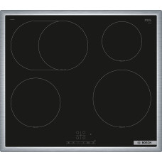 Bosch PIF64RBB5E Series 4, self-sufficient hob (black/stainless steel)