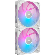 Corsair RX140 MAX RGB, case fan (white, 2-pack, 140 mm)