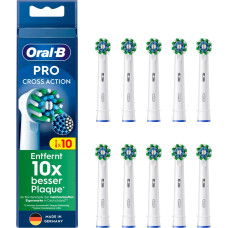 Oral-B Braun Oral-B Pro Cross Action brush heads pack of 10 (white)