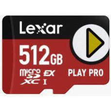 Lexar MEMORY MICRO SDXC 512GB UHS-I/PLAY LMSXPS0512G-BNNNG LEXAR