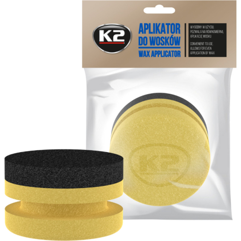 K2 APLIKATOR GĄBKOWY DO WOSKÓW WAX