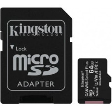 Kingston MEMORY MICRO SDXC 64GB UHS-I/W/ADAPTER SDCS2/64GB KINGSTON