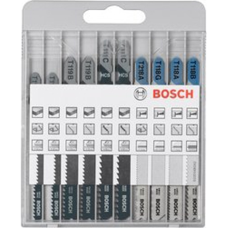 Bosch 2 607 010 630 siaurapjūklio ir peilinio pjūklo ašmenys