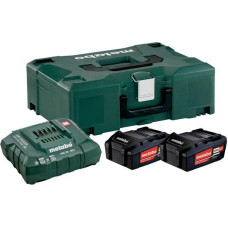 Metabo ZESTAW AKUMULATORÓW 2 x 5.2Ah +ŁADOWARKA ASC 55 +WALIZKA METALOC II