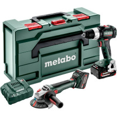 Metabo .ZESTAW COMBO 18V 2.9.4 (BS 18 LT BL + WB 18 LT BL 11-125 QUICK) 2x5,2Ah METABOX