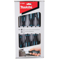 Makita ZESTAW WKRĘTAKÓW  6szt.  (SL4,0 x 100 / SL5,5 x 100 / SL6,5 x 100 / SL8 x 100 / PH1 x 100 / Ph2 x 100)