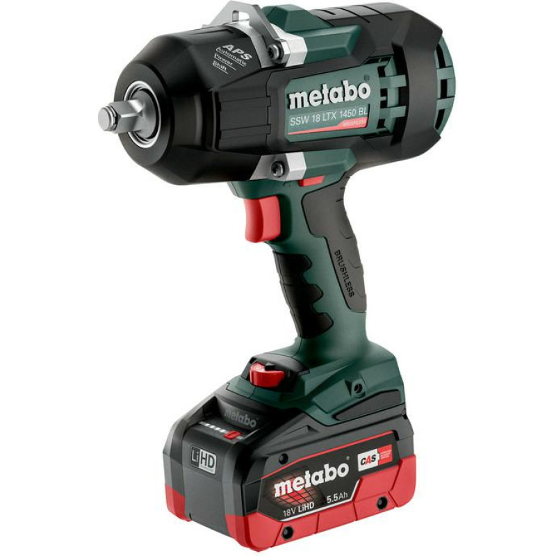 Metabo KLUCZ UDAROWY SSW 18 LTX 1450 BL 2x5,5Ah LiHD 1450Nm METABOX