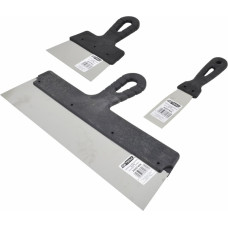 Awtools AW STAINLESS STEEL PLASTERING PUTTY KNIFE 600mm/ PVC HANDLE