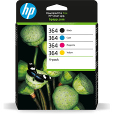 HP 364 4-pack Black/Cyan/Magenta/Yellow Original Ink Cartridges