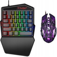 Extralink Gaming Set TF900 2in1 | Keypad + mouse set | LED backlight