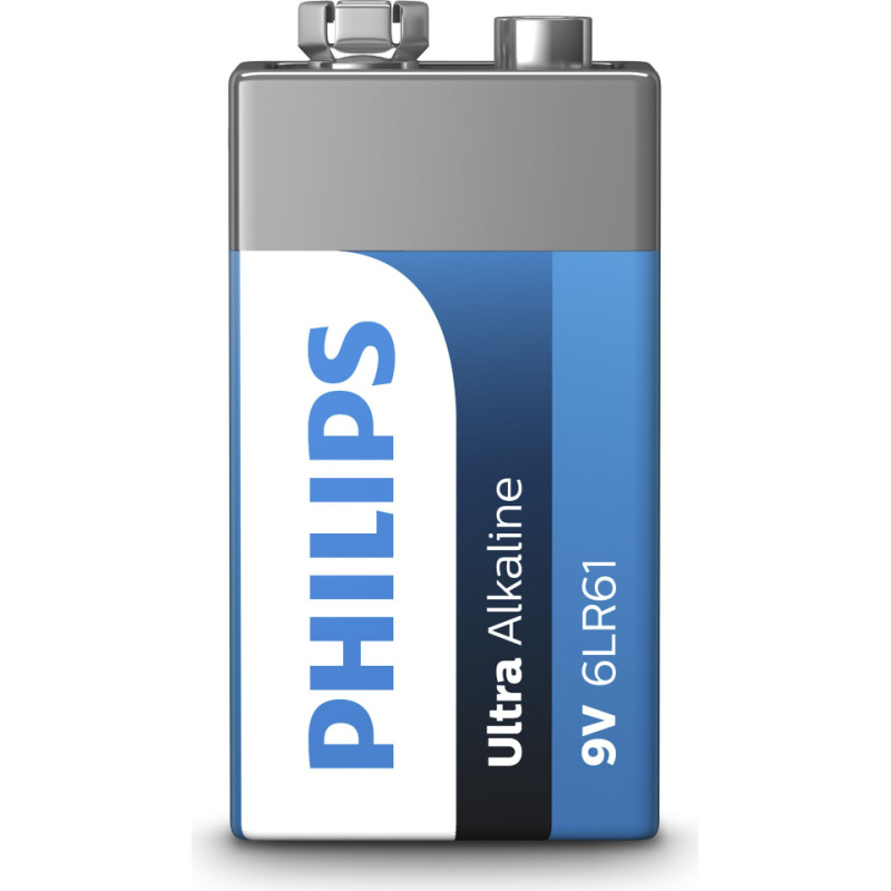 Philips Ultra Alkaline baterija 6LR61E1B/10