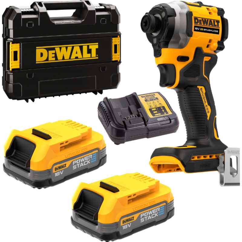 Dewalt ZAKRĘTARKA UDAR.18V DCF860E2T 208Nm 2x1,7Ah POWERSTACK TSTAK