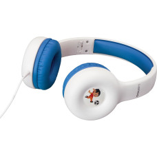 Lenco HP-010, headphones (blue, 3.5 mm jack)