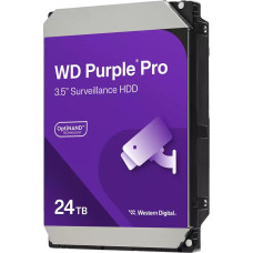 Western Digital HDD|WESTERN DIGITAL|Purple Pro|24TB|SATA|512 MB|7200 rpm|3,5