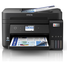 Epson EcoTank ET-4850, multifunction printer (black, scan, copy, fax, USB, LAN, WLAN)